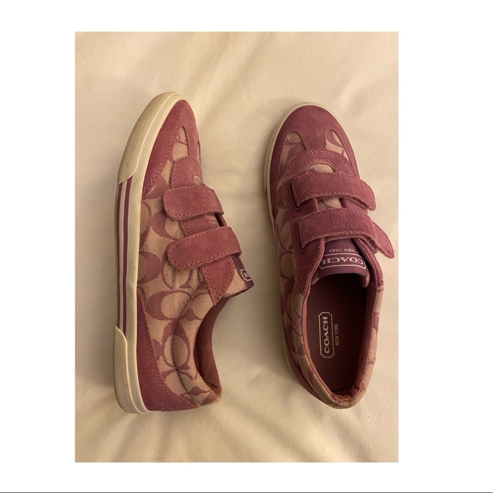 Colorful Coach “Priya” Logo Sneakers